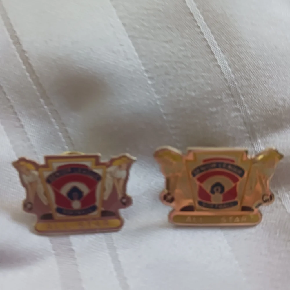 Vintage Senior League Softball Pins